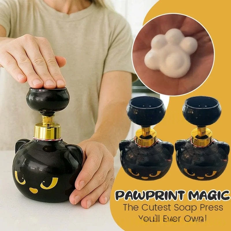 Soap Making Jar - Cute Cat Paw Foam Soap Dispenser