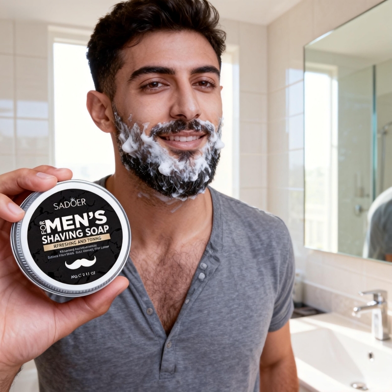 Soap Making Foam - 60g Men's Shaving Soap Contains Mint