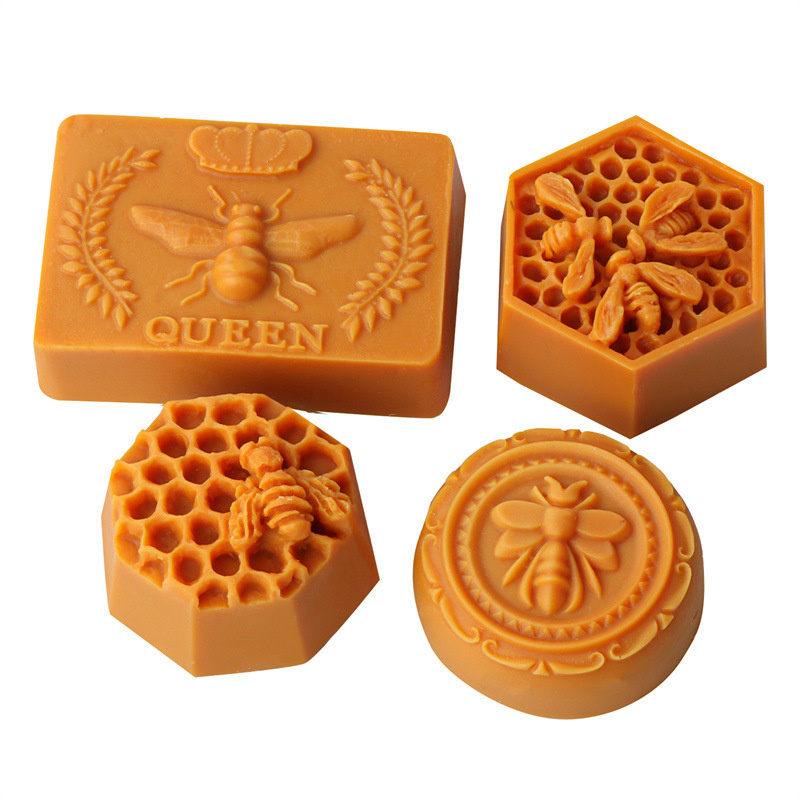 Soap Making Ideas - 3D Flying Bee Honeycomb Candle Molds