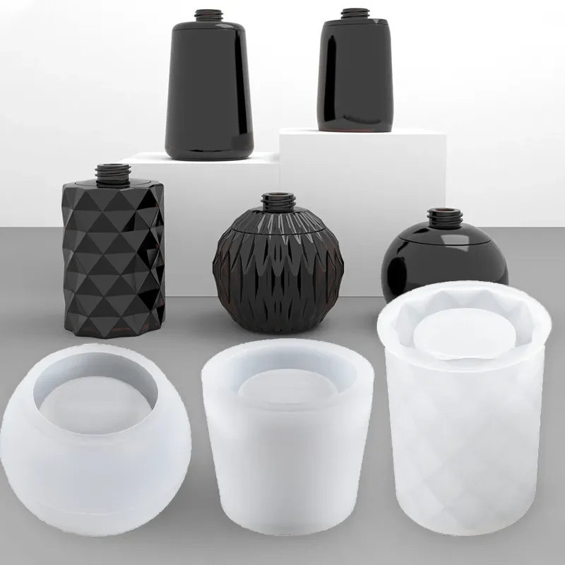 Soap Making Jar - Aromatherapy Bottle Silicone Mold Lotion Bottle