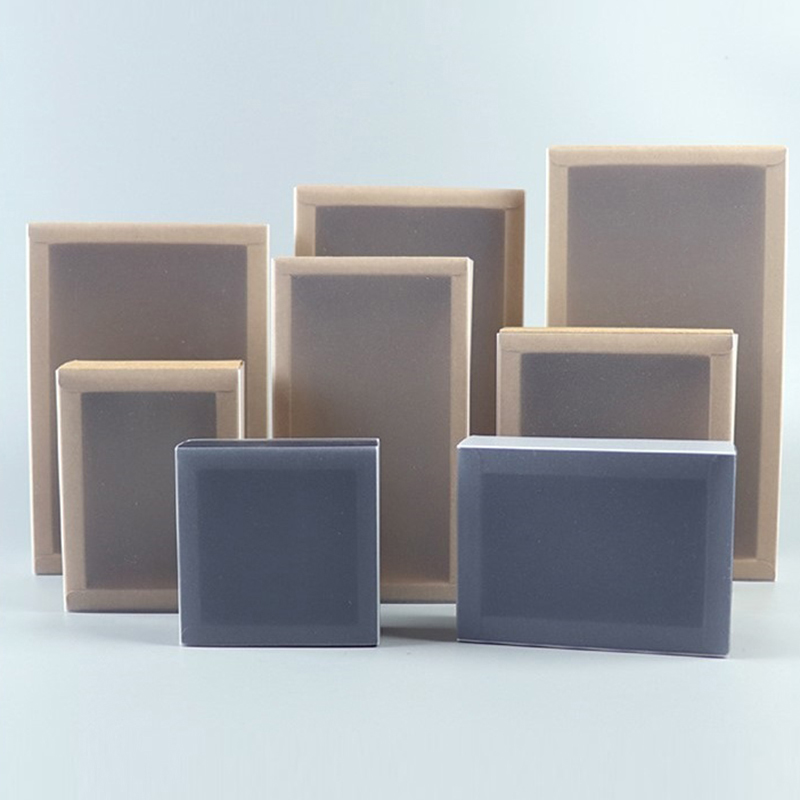 Kraft Soap Label - 10pcs/20pcs Frosted Kraft Paper Drawer Boxes