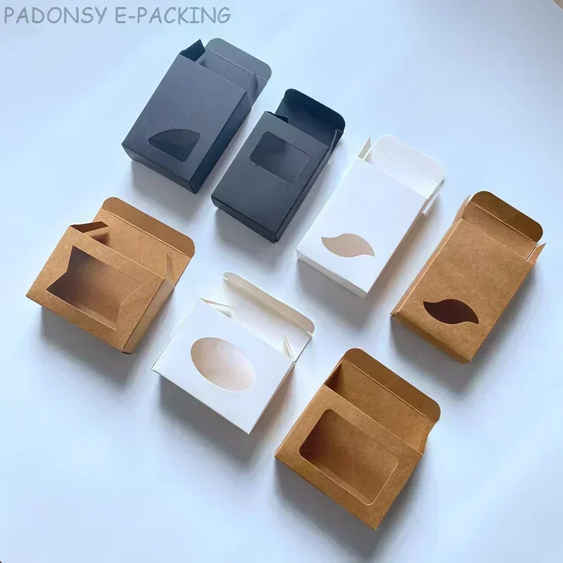 Kraft Soap Label - 50pcs Kraft Soap Box with Window