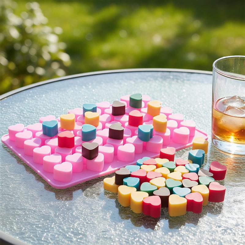 55 Grids Heart Silicone Cake M - Soap Making Gloves ulasan dan harga