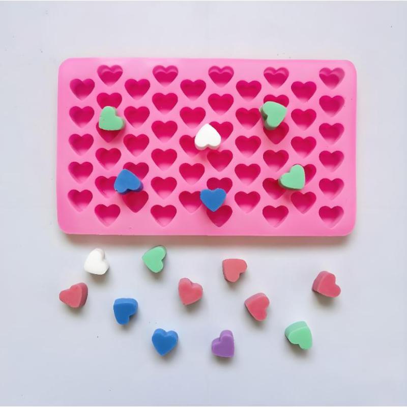 55 Grids Heart Silicone Cake M - Soap Making Gloves ulasan dan harga