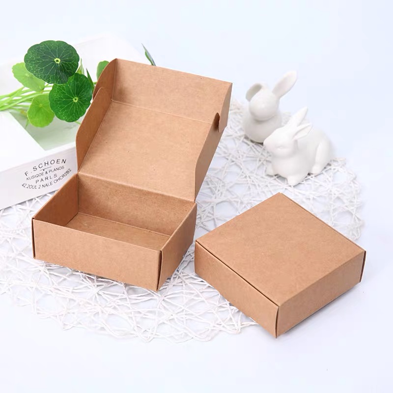 100PCS Paper Boxes Cardboard K - Kraft Soap Label ulasan dan harga