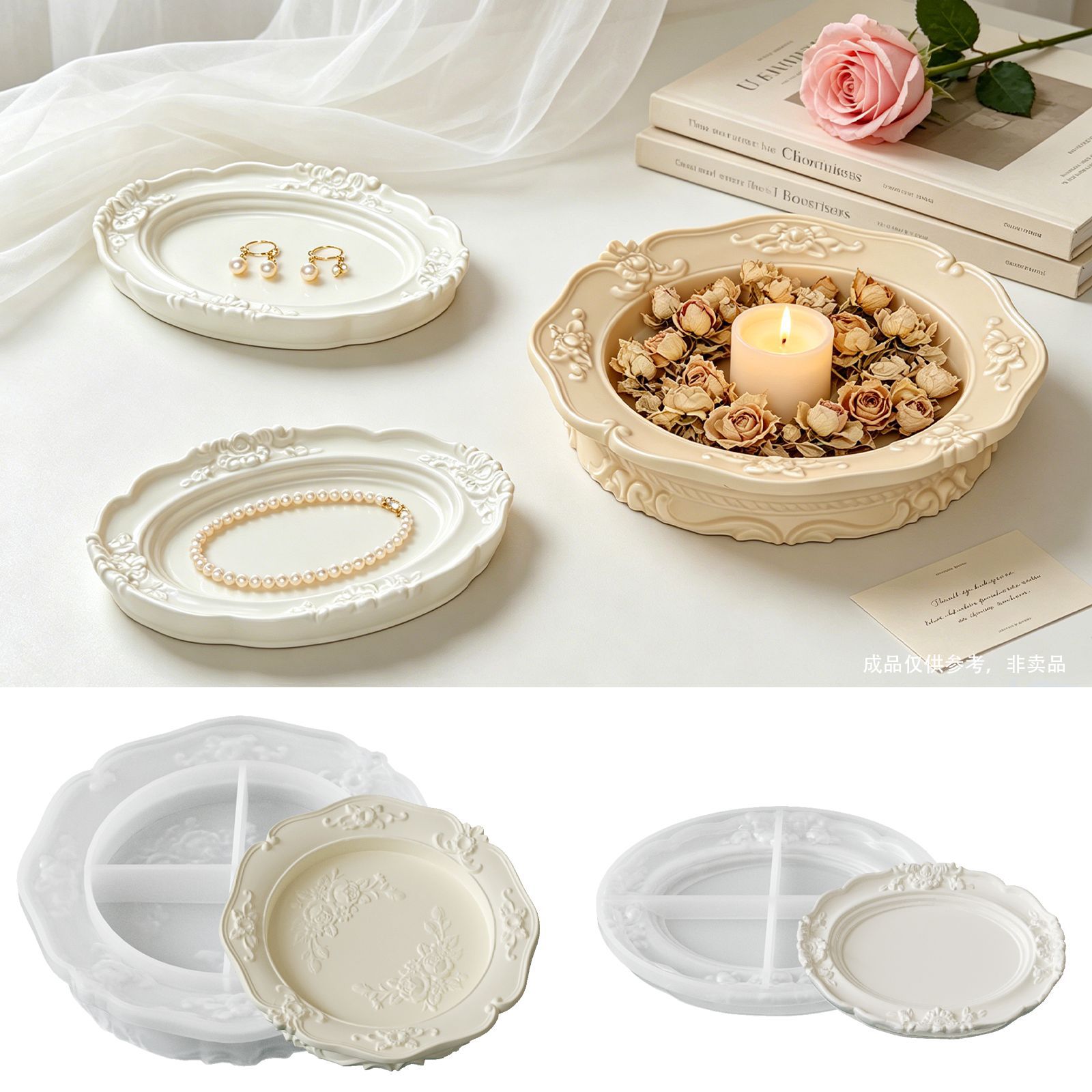Elegant Vintage Baroque Lace S - Soap Making Gloves ulasan dan harga