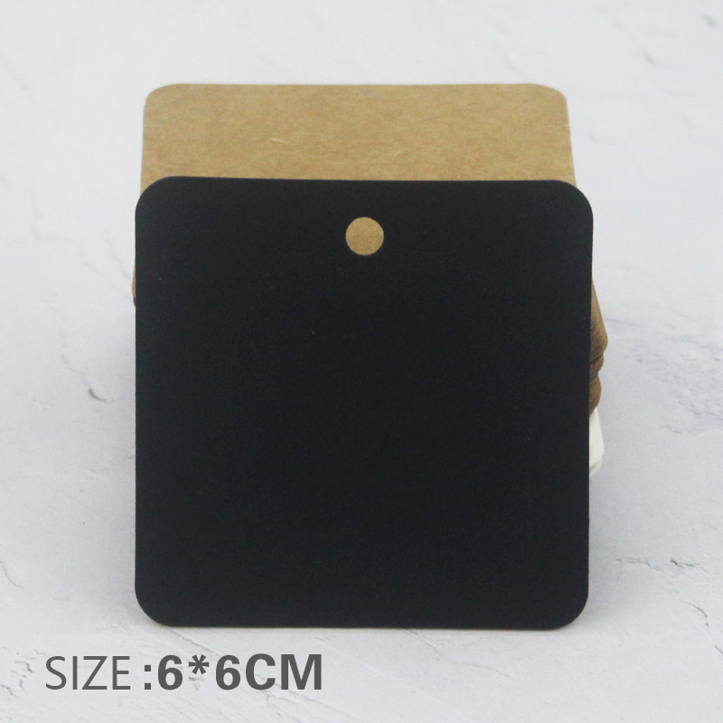 6x6cm Square Kraft Paper Tags  - Kraft Soap Label ulasan dan harga