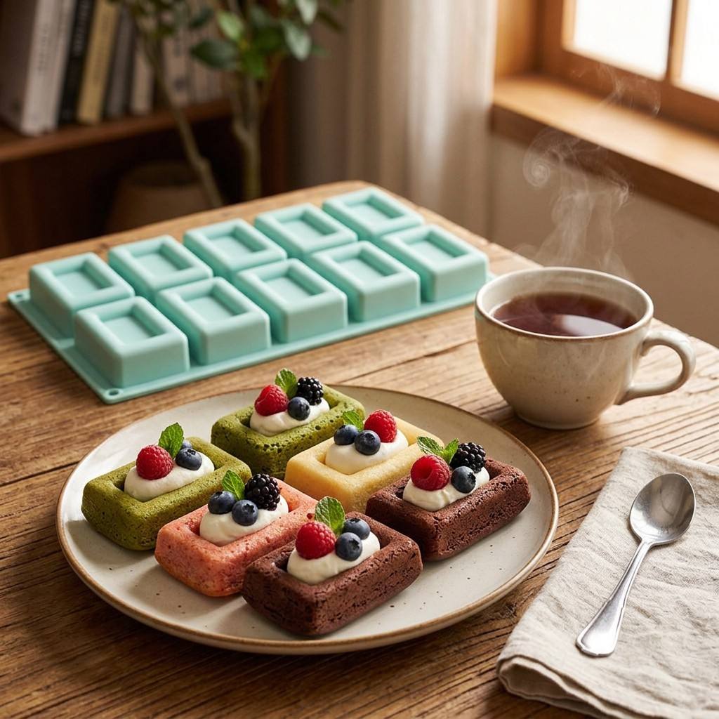 Non-stick 10-Hole Rectangle Si - Soap Making Ideas ulasan dan harga
