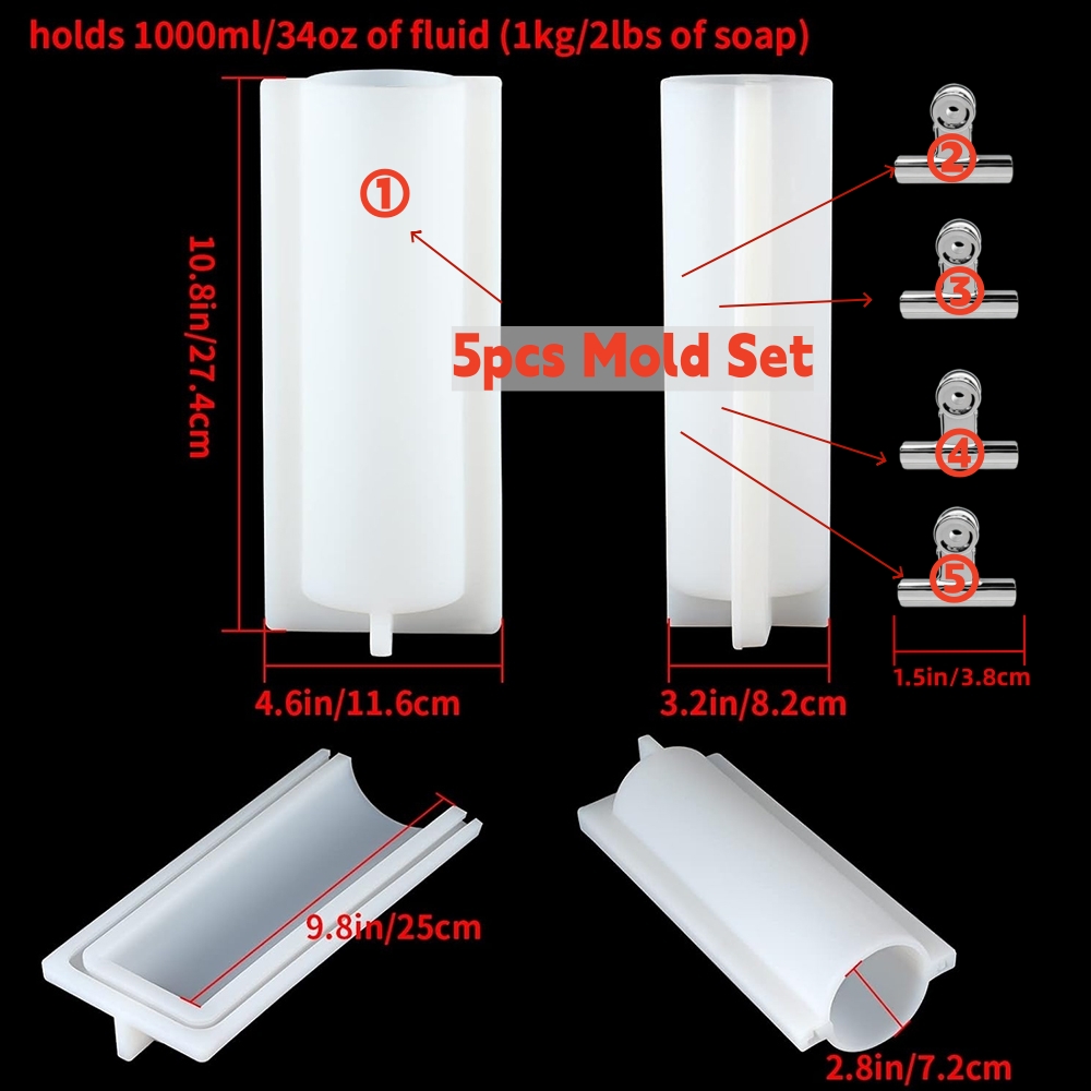 Big Cylinder Tube Soap Mold wi - Soap Making Ideas ulasan dan harga