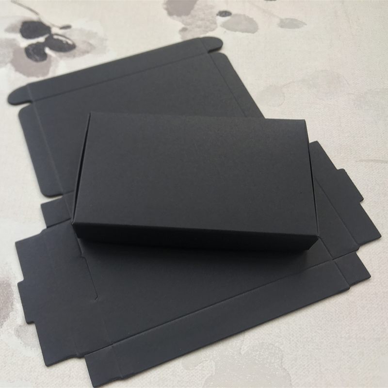 100pcs Blank Black Paper Gift  - Kraft Soap Label ulasan dan harga