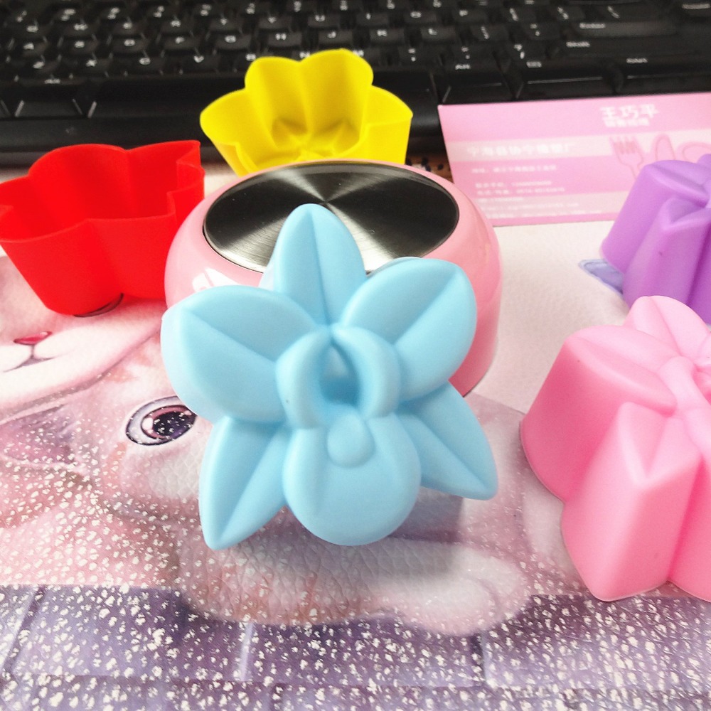 Cute 5cm Flower Silicone Cake  - Soap Making Gloves ulasan dan harga