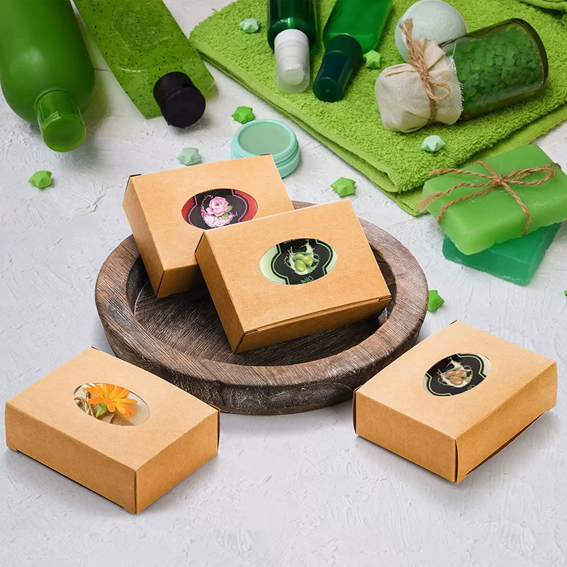 20/30Pcs Mini Kraft Paper Box  - Kraft Soap Label ulasan dan harga