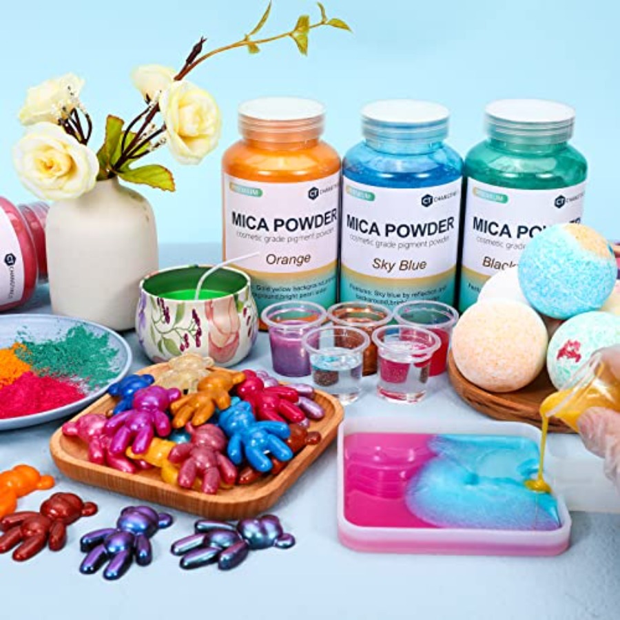 Mica Powder, 200g/7.05oz Large - Soap Making Jar ulasan dan harga