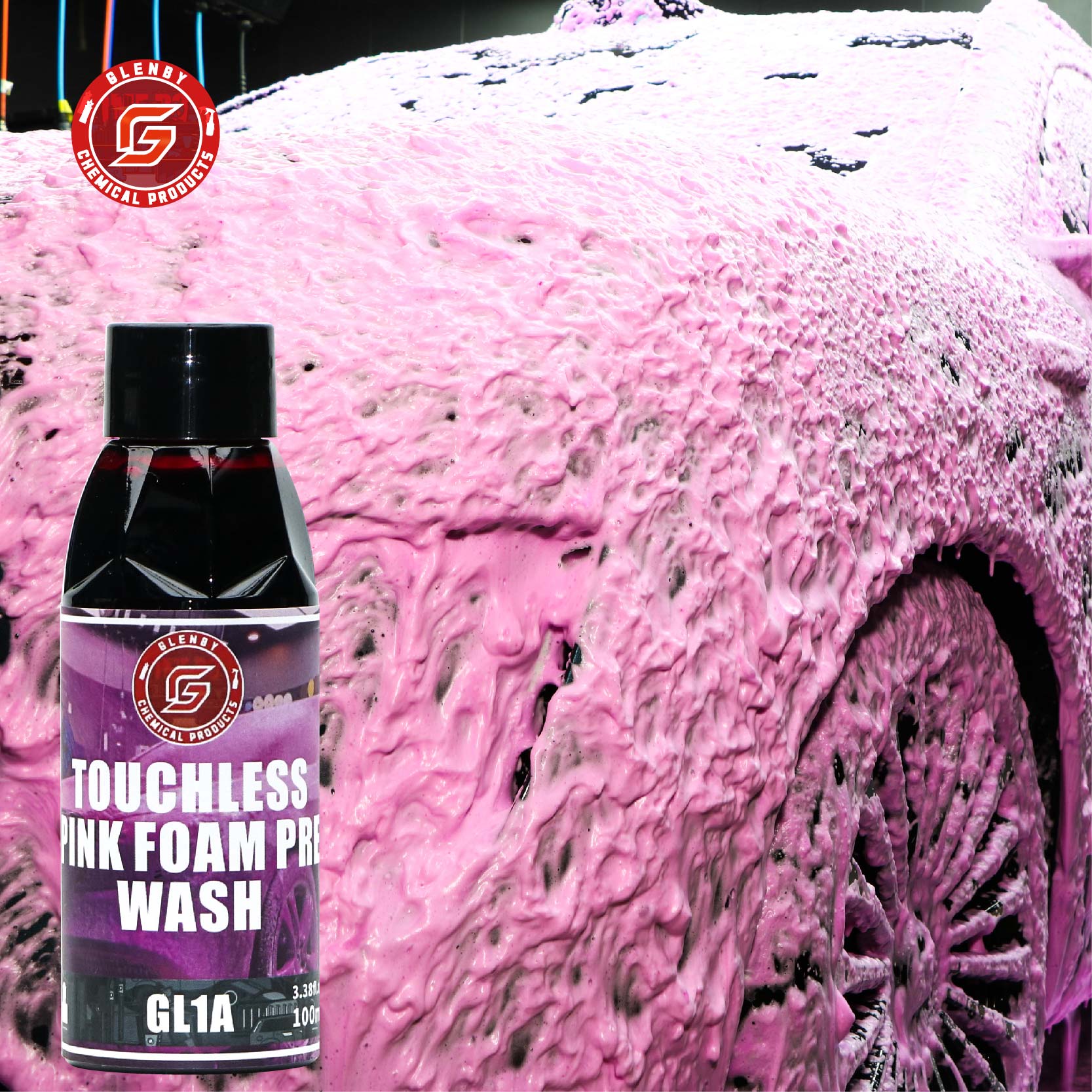 Pink Foam Car Paint Wash Soap  - Soap Making Foam ulasan dan harga