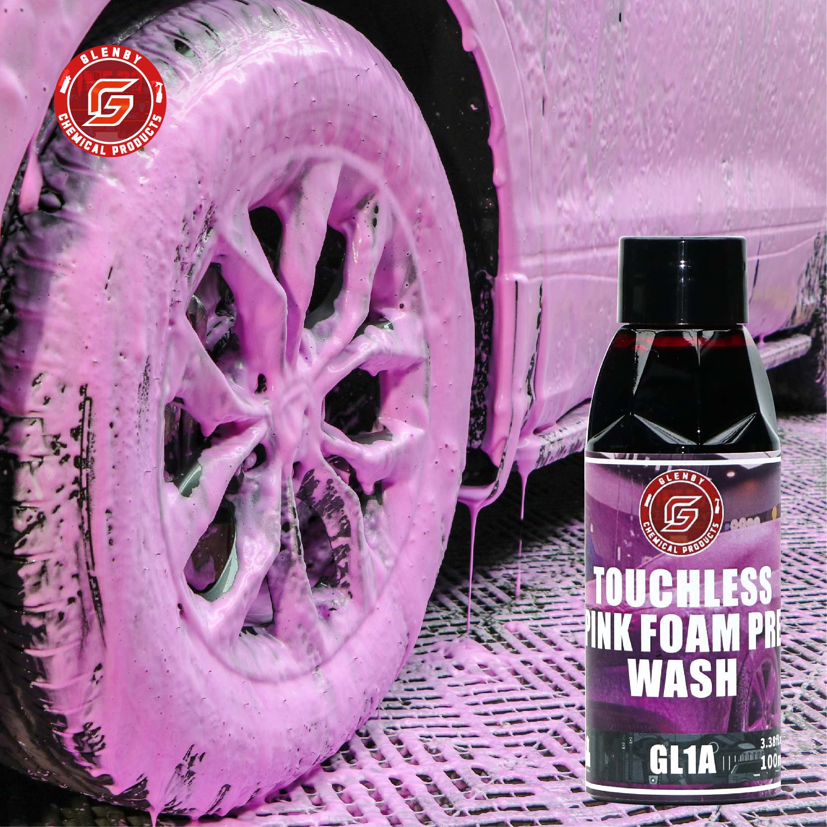 Pink Foam Car Paint Wash Soap  - Soap Making Foam ulasan dan harga