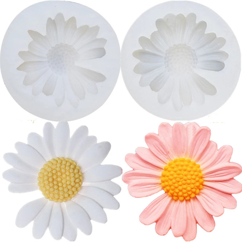 3D Daisy Flower Mold Sun Silic - Soap Making Oven ulasan dan harga