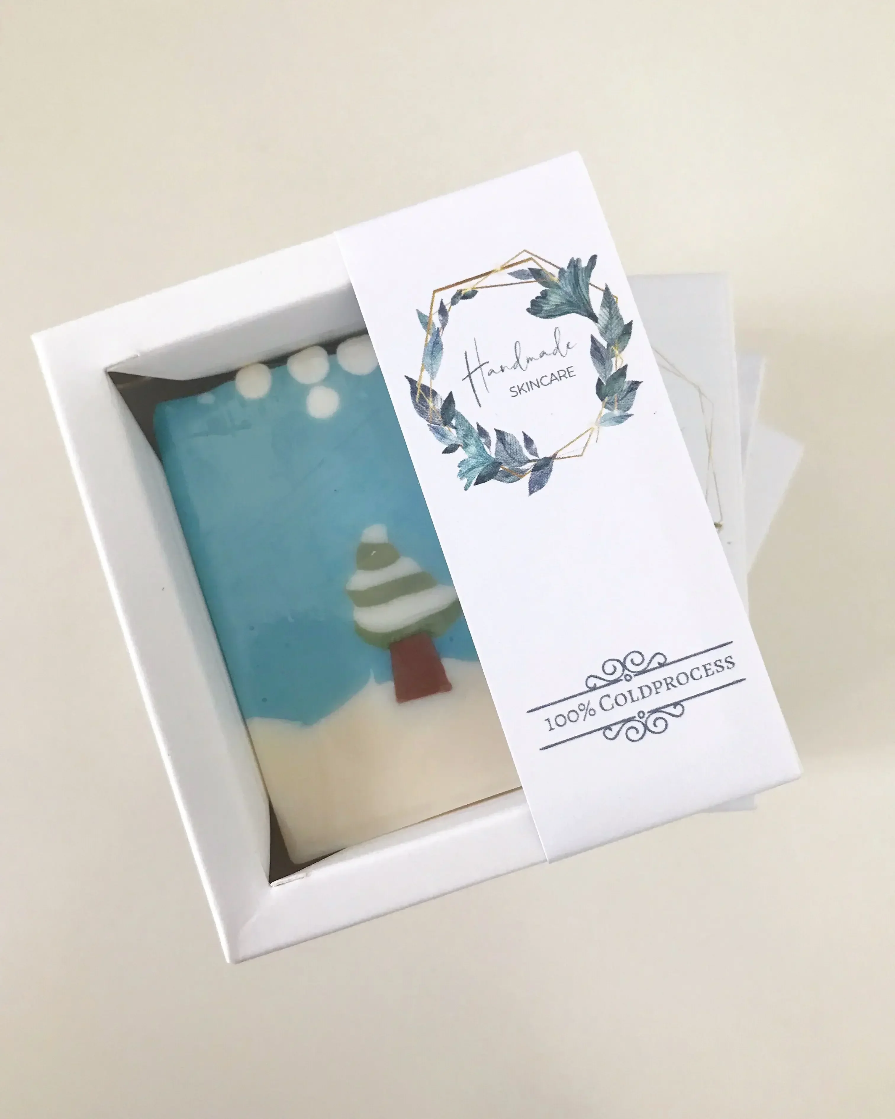 50pcs/Lot White Paper Box Soap - Kraft Soap Label ulasan dan harga