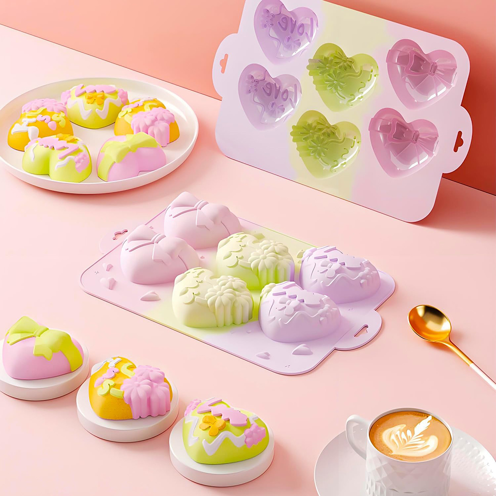 Heart Silicone Molds Chocolate - Soap Making Gloves ulasan dan harga