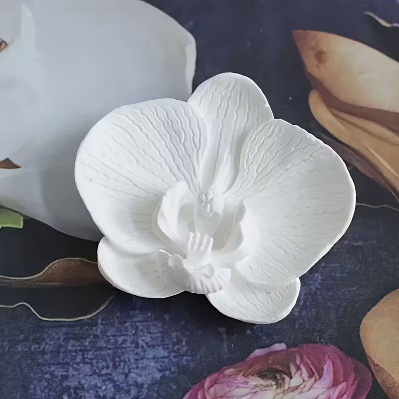 3D Butterfly Orchid Silicone C - Soap Making Jar ulasan dan harga