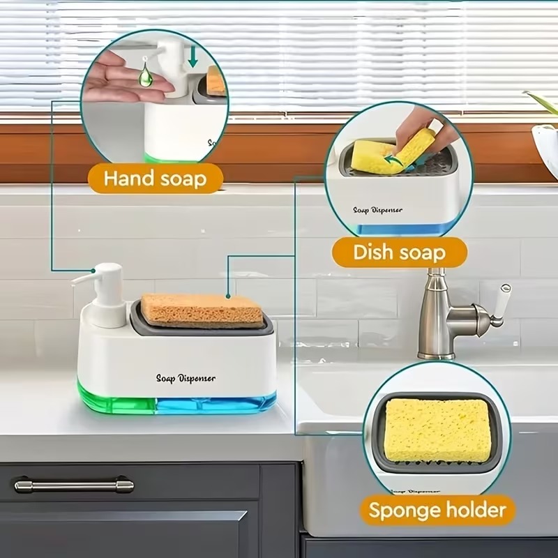 Dual Pump Soap Dispenser Set 3 - Soap Making Foam ulasan dan harga