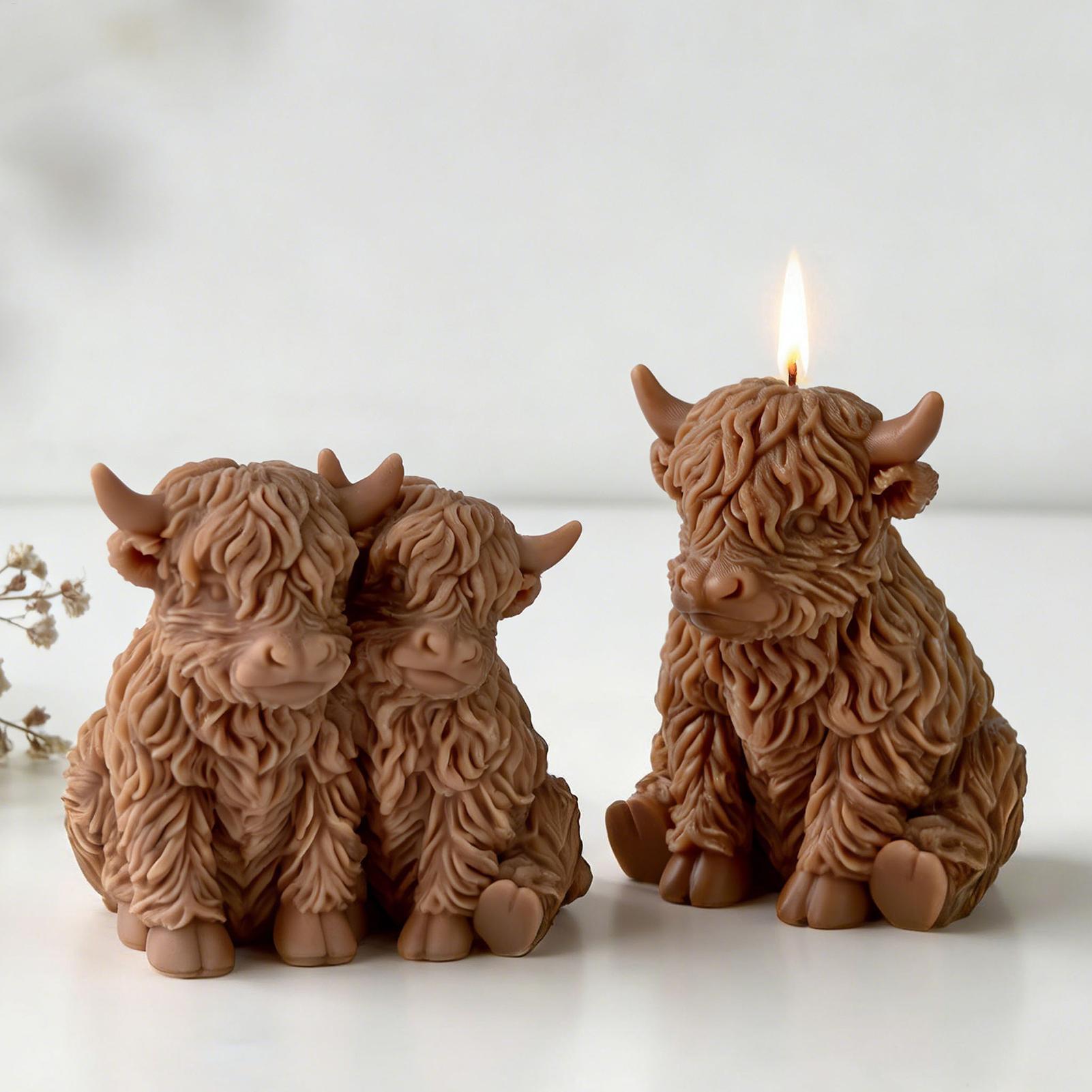 Highland Cow Silicone Mold Reu - Soap Making Instructions ulasan dan harga