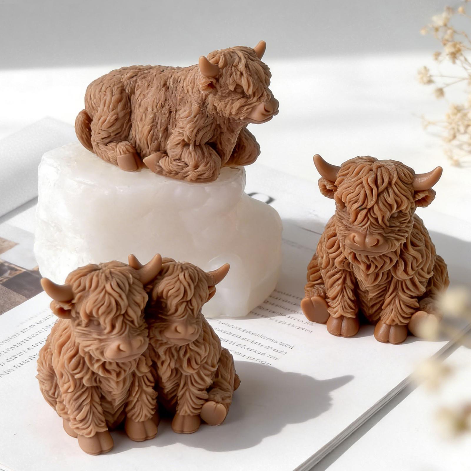 Highland Cow Silicone Mold Reu - Soap Making Instructions ulasan dan harga