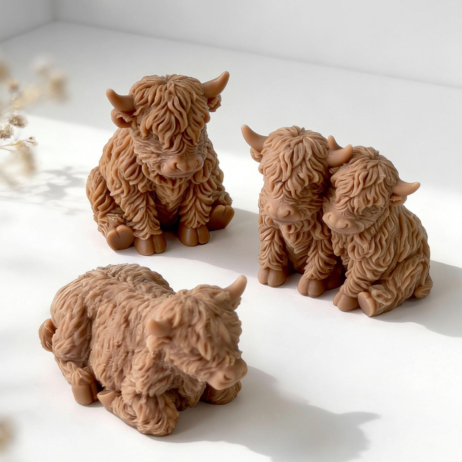 Highland Cow Silicone Mold Reu - Soap Making Instructions ulasan dan harga