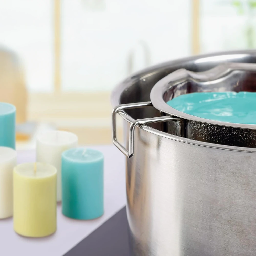 2Pcs Stainless Steel Wax Melti - Soap Making Jar ulasan dan harga