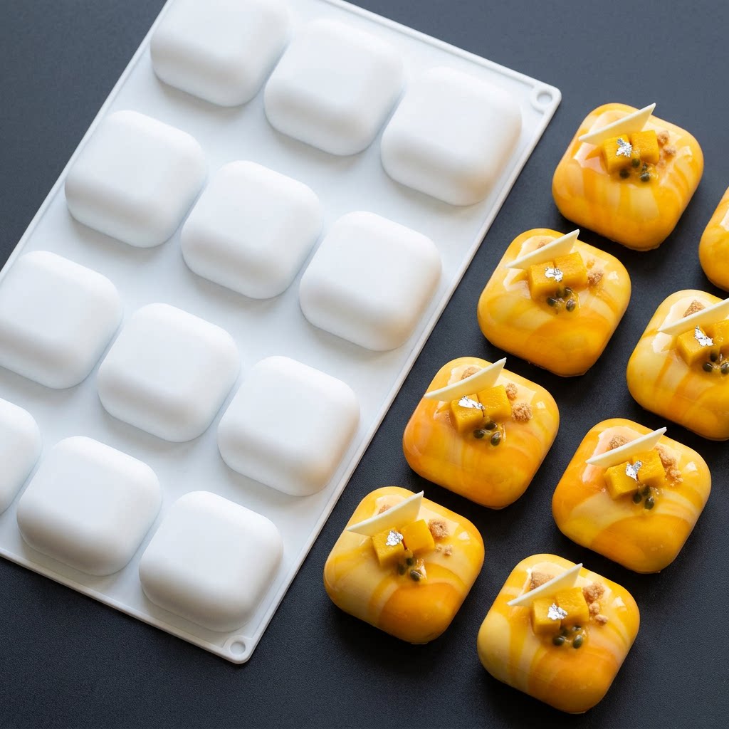 12-Cavity Square Pillow Silico - Soap Making Oven ulasan dan harga