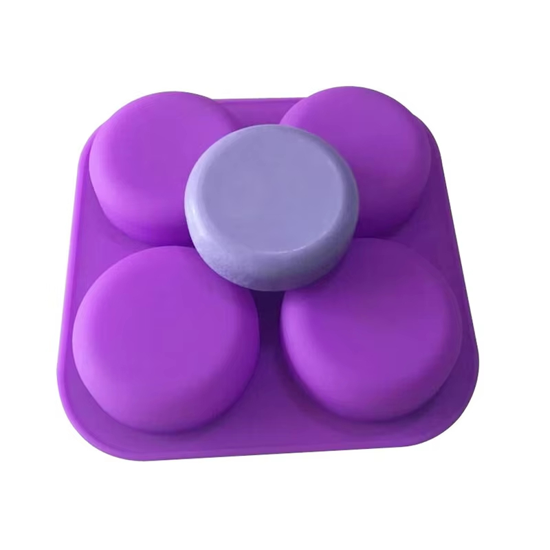 1-2 PCS 4 Cavity Reusable Roun - Soap Making Ideas ulasan dan harga