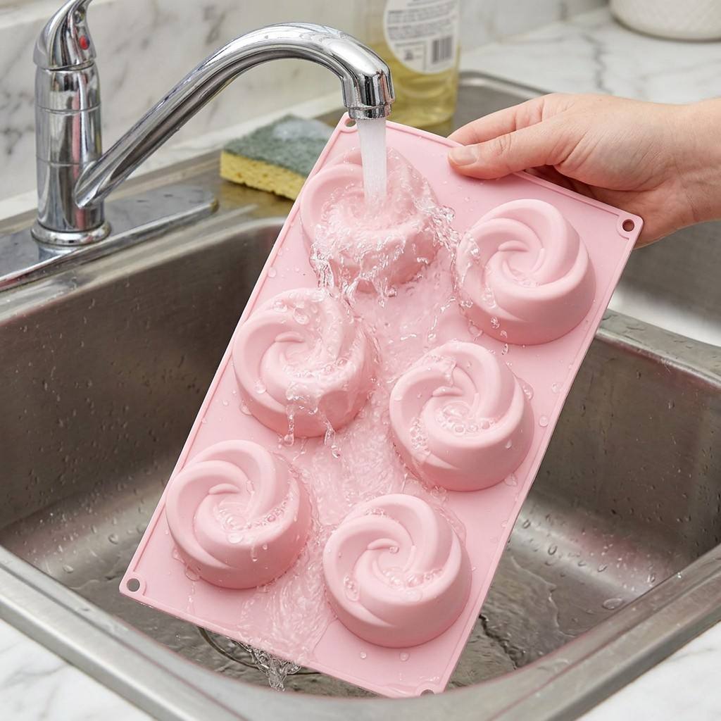 Food Grade 6-Cavity Rose Flowe - Soap Making Gloves ulasan dan harga