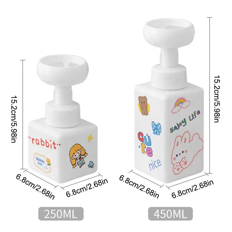 250/450ml Flower Shape Foam Pu - Soap Making Jar ulasan dan harga