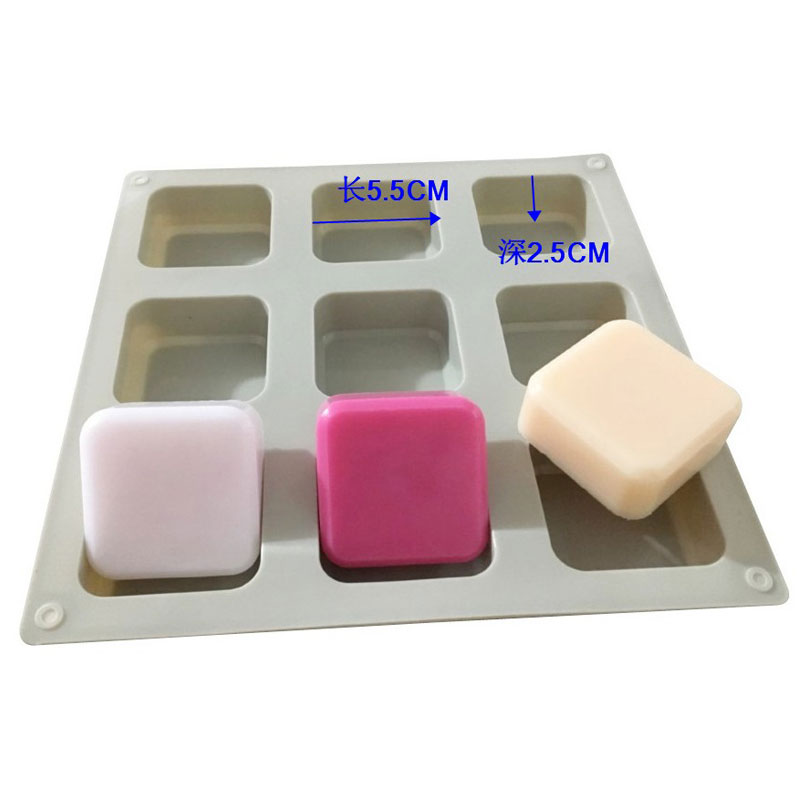 1 PCS Silicone Soap Molds 9 Ca - Soap Making Ideas ulasan dan harga