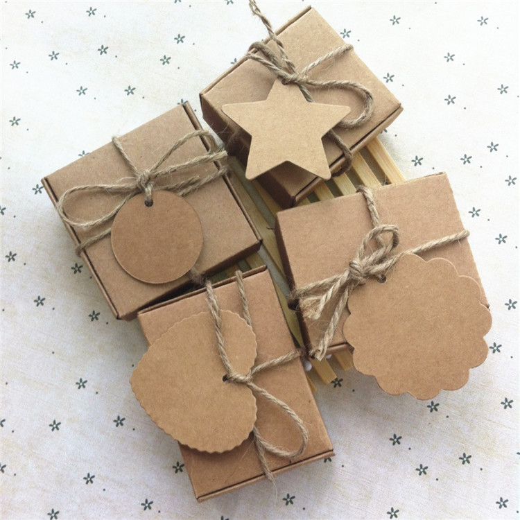 100PCS 350GSM Thick Kraft Pape - Kraft Soap Label ulasan dan harga