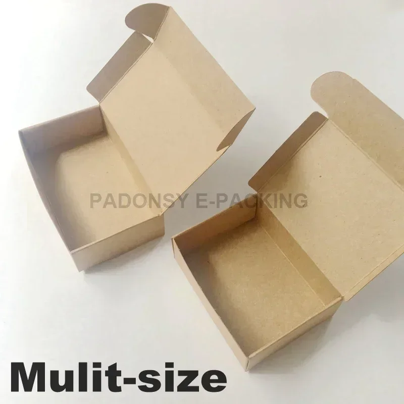 Natural Brown Kraft Paper Box  - Kraft Soap Label ulasan dan harga