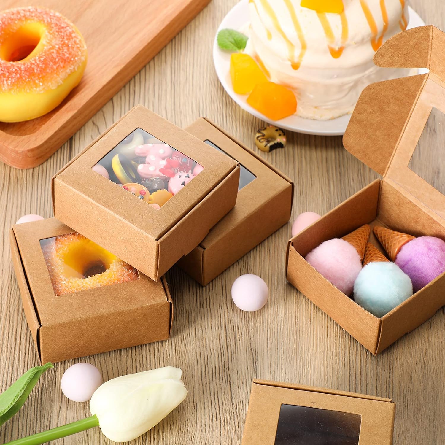 15/35/50 PCS Self-Made Package - Kraft Soap Label ulasan dan harga