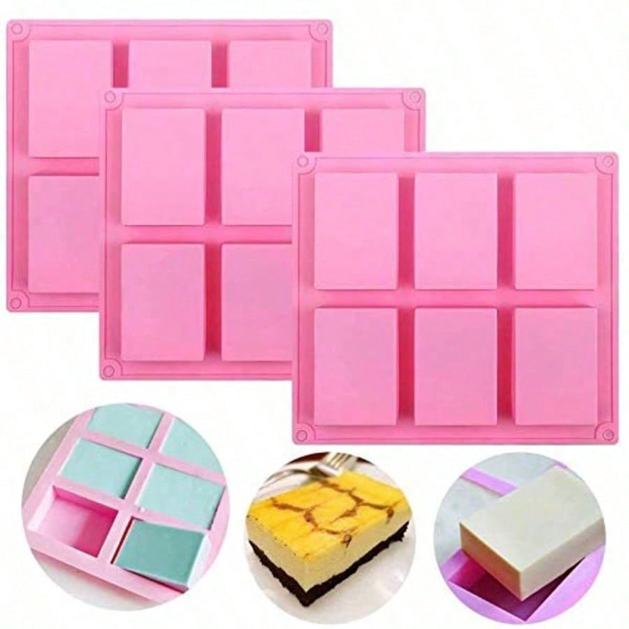 1-2 Pack 6‑Cavity DIY Silicone - Soap Making Gloves ulasan dan harga