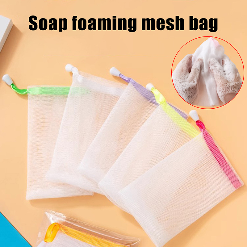 Hangable Soap Saver Bag Exfoli - Soap Making Foam ulasan dan harga