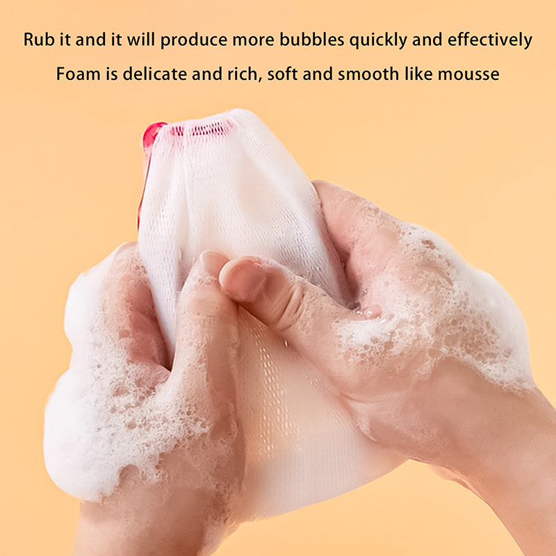 Hangable Soap Saver Bag Exfoli - Soap Making Foam ulasan dan harga