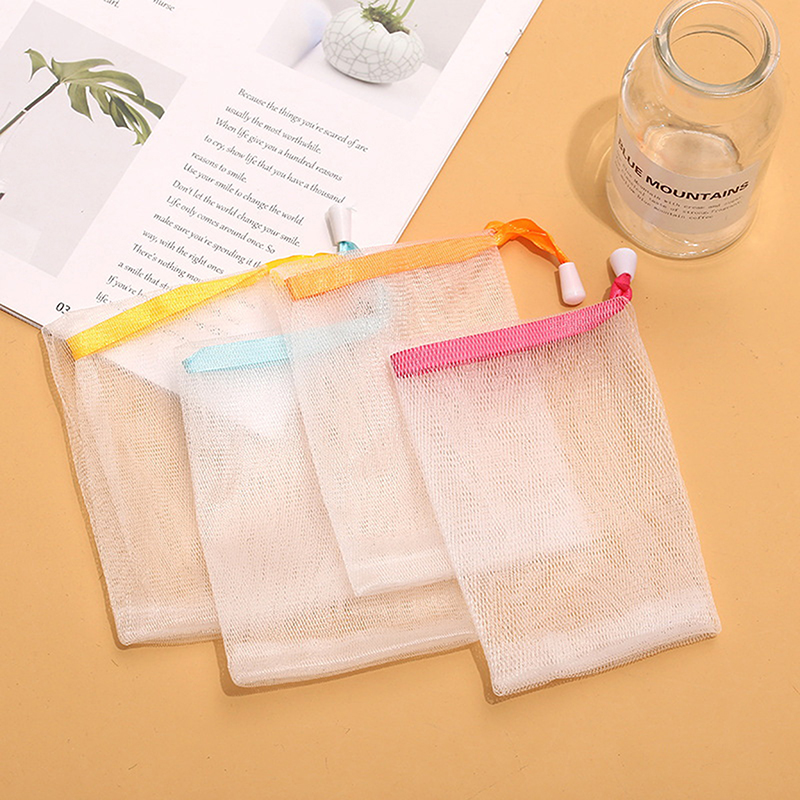 Hangable Soap Saver Bag Exfoli - Soap Making Foam ulasan dan harga