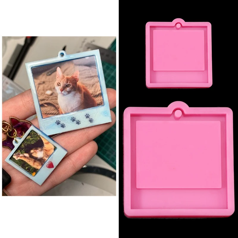 Photo Frame Epoxy Resin Keycha - Soap Making Ideas ulasan dan harga