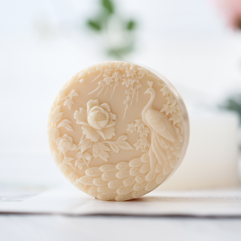 Peacock Flower Pattern Silicon - Soap Making Ideas ulasan dan harga